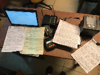 Equipment for Ghana Card registration (File photo)