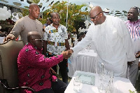 President Akufo-Addo and Former NPP Chairman Paul Afoko