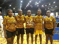 Ghana's women's tennis team