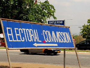 Electoral Commission Sign Board 
