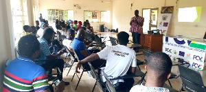 Youth being educated to join the fight in PCVE