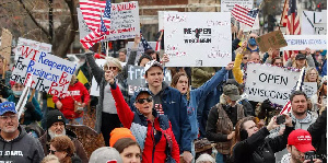 A group of demonstrators