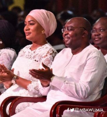 Vice President Dr. Mahamudu Bawumia with his wife Samira Bawumia