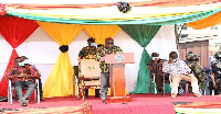 President Nana Akufo-Addo delivering a speech at the event