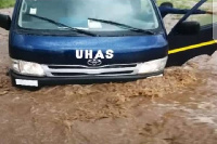 The road leading to UHAS is generally in a deplorable state