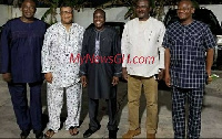 From L-R: Spio- Garbrah, Goosie Tanoh, Alban Bagbin, Ricketts Hagan, Sylvester Mensah