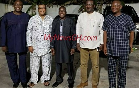 From L-R: Spio- Garbrah, Goosie Tanoh, Alban Bagbin, Ricketts Hagan, Sylvester Mensah