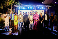 Some of the executives with some dignitaries during the launch