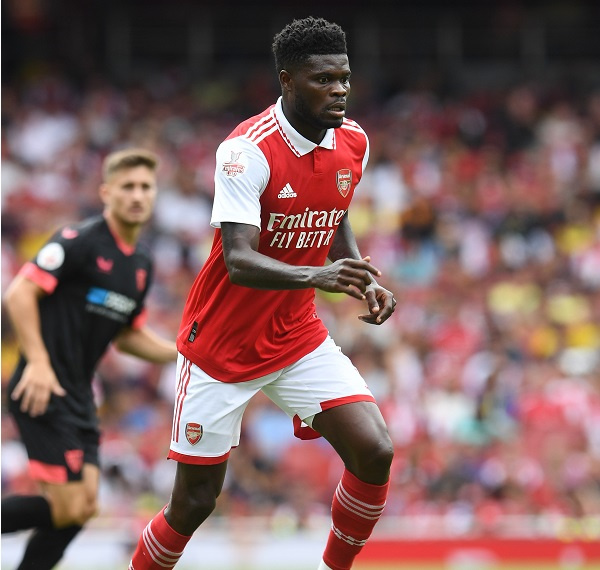 Arsenal midfielder Thomas Partey