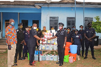 Odeifour Yebiawhe Amponsah Agyemang II  surprised the Kadjebi District Police