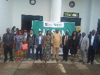 Deputy Minister of Trade and Industry, Carlos Ahenkorah in a shot with officials after the event