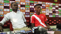 Liberty Professionals deputy coach Ignatius Osei Fosu [left]