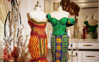 These top notch kente gowns looked beautiful on the brides that rocked them