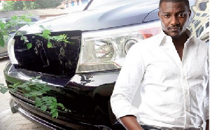 John Dumelo and the state vehicle