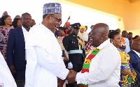 Nigeria Persident Muhammadu Buhari and President Akufo-Addo