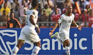 Goals from brothers Jordan Ayew and Dede Ayew gave the Black Stars a 2-1 win over DR Congo