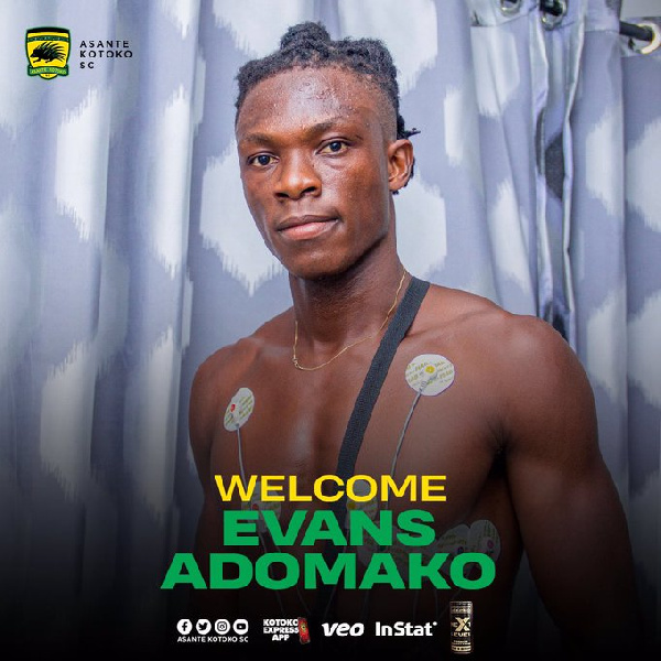 Asante Kotoko striker, Evans Adomako