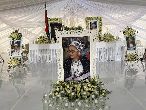 The late Zulu Regent Queen Shiyiwe Mantfombi Dlamini-Zulu was buried on Thursday