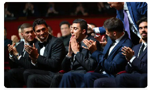 Rodri is the first Spanish men’s player to win the award since Luis Suarez Miramontes won it in 1960