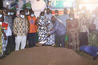 President Nana Addo Dankwa Akufo-Addo at the sod cutting ceremony