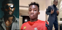 Black Stars forward, Felix Afena Gyan jamming to Black Sherif's song