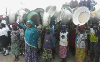 Kumasi head porters take part in independence parade