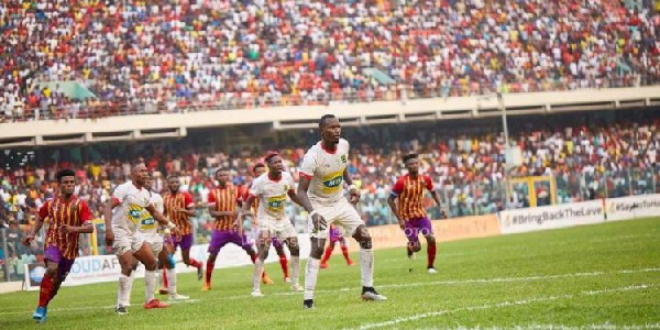 A file photo of Hearts of Oak vs Asante Kotoko