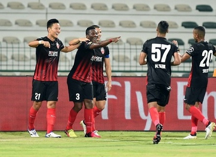 Asamoah Gyan has been restricted to only eight starts for the Arabian Gulf League Champions