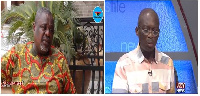 Koku Anyidoho (L) and Abdul Malik Kweku Baako (R)