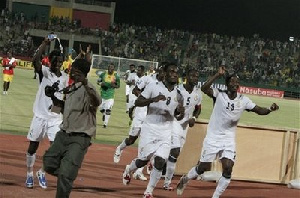 Stars Celebrate Vs Mali 06.09