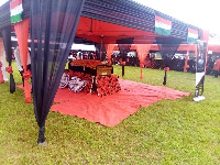 Dr. Kwabena Adjei was buried yesterday