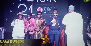 Kuame Eugene has been crowned Artist of the Year at the 21st Edition of the VGMAs