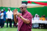 John Dramani Mahama was the presidential candidate of the NDC in 2020