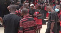 A file photo of some mourners at a funeral