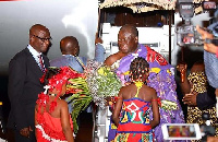 The Otumfuo during his visit