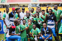 Nsoatreman FC after earning GPL qualification