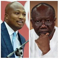 MP Samuel Okudzeto Ablakwa and Ken Ofori-Atta, finance minister