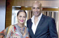 Boris Kodjoe with his wife Nicole Ari Parker