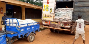 Food items delivered to Damongo SHS