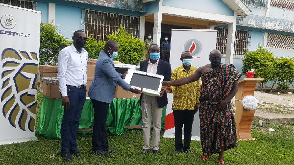 GASO Petroleum Limited donated computers to Huni-Valley Senior High School