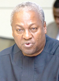 Former president, John Dramani Mahama