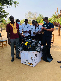 A second set of donations were made to the Nsawam Police Station