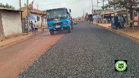 Construction of the Abokobi-Ashongman road