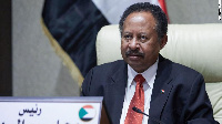 Sudan's Prime Minister Abdalla Hamdok chairs an emergency cabinet session in the capital Khartoum