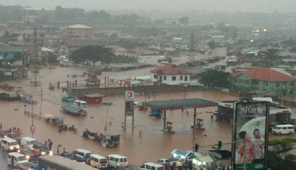 15 schools had their roofs ripped off after the rainstorm in Kumasi