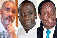 File photo: Some top candidates for Mahama