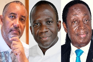 File photo: Some top candidates for Mahama