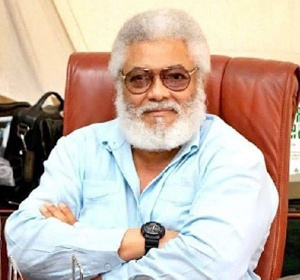 Flt.Lt(Rtd) Jerry John Rawlings, former President  of Ghana