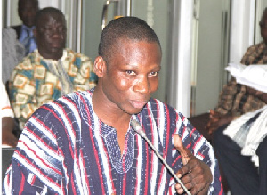 John Oti Bless, MP for Nkwanta