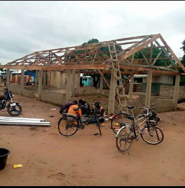 Building of the school is still in progress